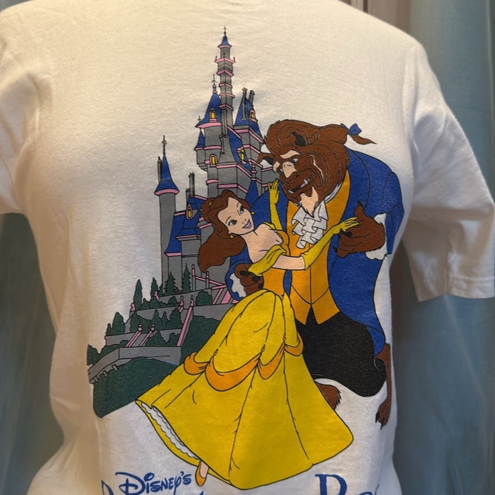 Vintage 1990's Disney "Beauty And The Beast" T-Sh… - image 3